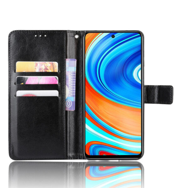 Xiaomi Redmi Note Serie Handyhülle Redmi Note 9s Einfach Crazy Horse Leder #1122 – Bild 3