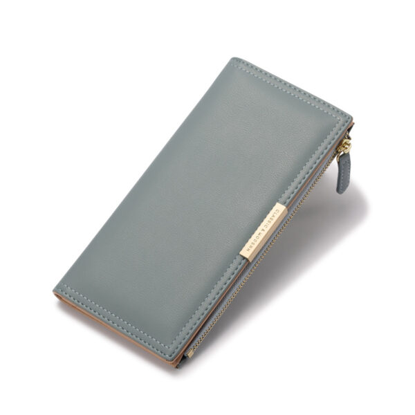 Geldbörsen Und Taschen Mode Einfarbig PU Geldbörse Universal #3939 – Bild 4